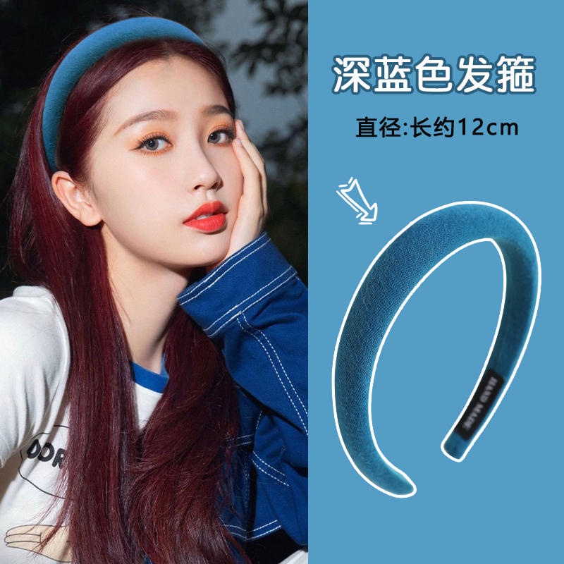 Set 1 / 2 Băng Đô Cài Tóc Rửa Mặt Màu Sắc Ngọt Ngào Thời Trang Mùa Hè Cho Nữ