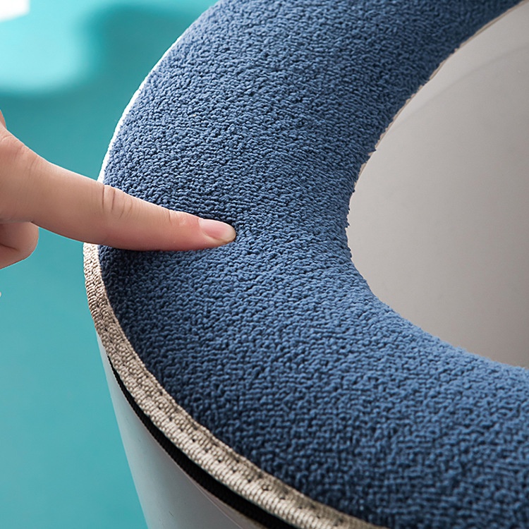 Đệm Cotton Nhung Lót Bệ Ngồi Bồn Cầu Bốn Mùa Thông Dụng Không Mát Mẻ