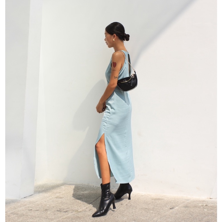 Váy Lụa Dáng Dài Tran Dress | FLANH