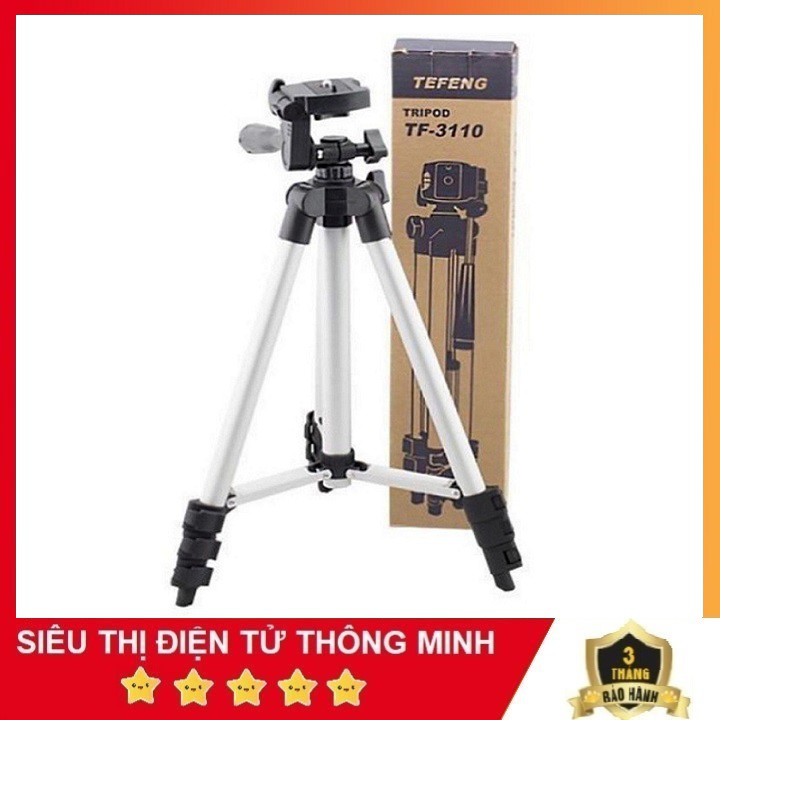 [Freeship toàn quốc từ 50k] Gậy Tripod 3110A - Chân Đỡ Máy Ảnh Du Lịch - Có Kẹp Điện Thoại