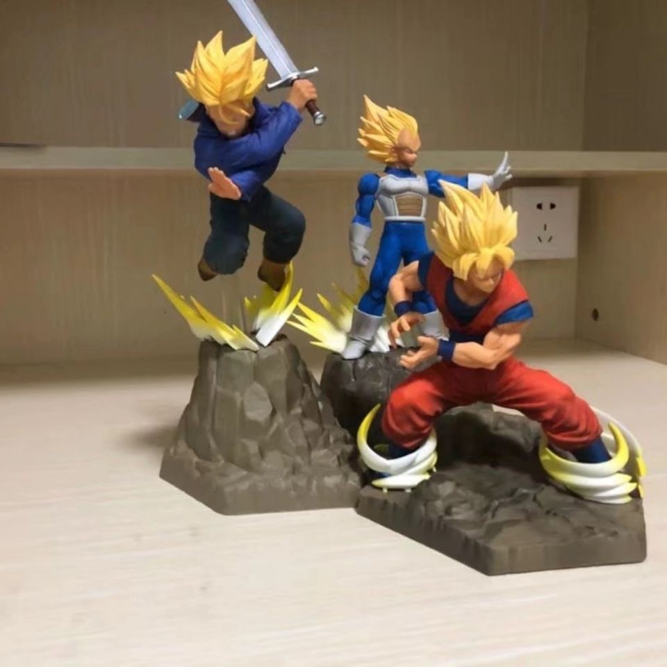 ✟㍿❧Dragon Ball do Vua khỉ Vegeta Goten Foli Sabroli Gohan tự tay làm và các mô hình búp bê khác quà tặng