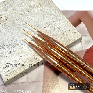 Set cọ nét cao cấp 3 size vẽ móng RoseGold