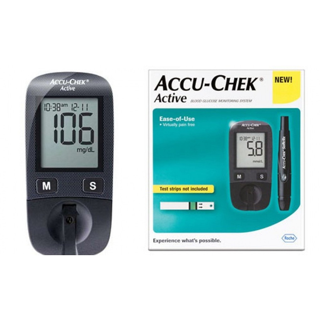 Máy Kiểm Tra Đường Huyết Accu Chek Active