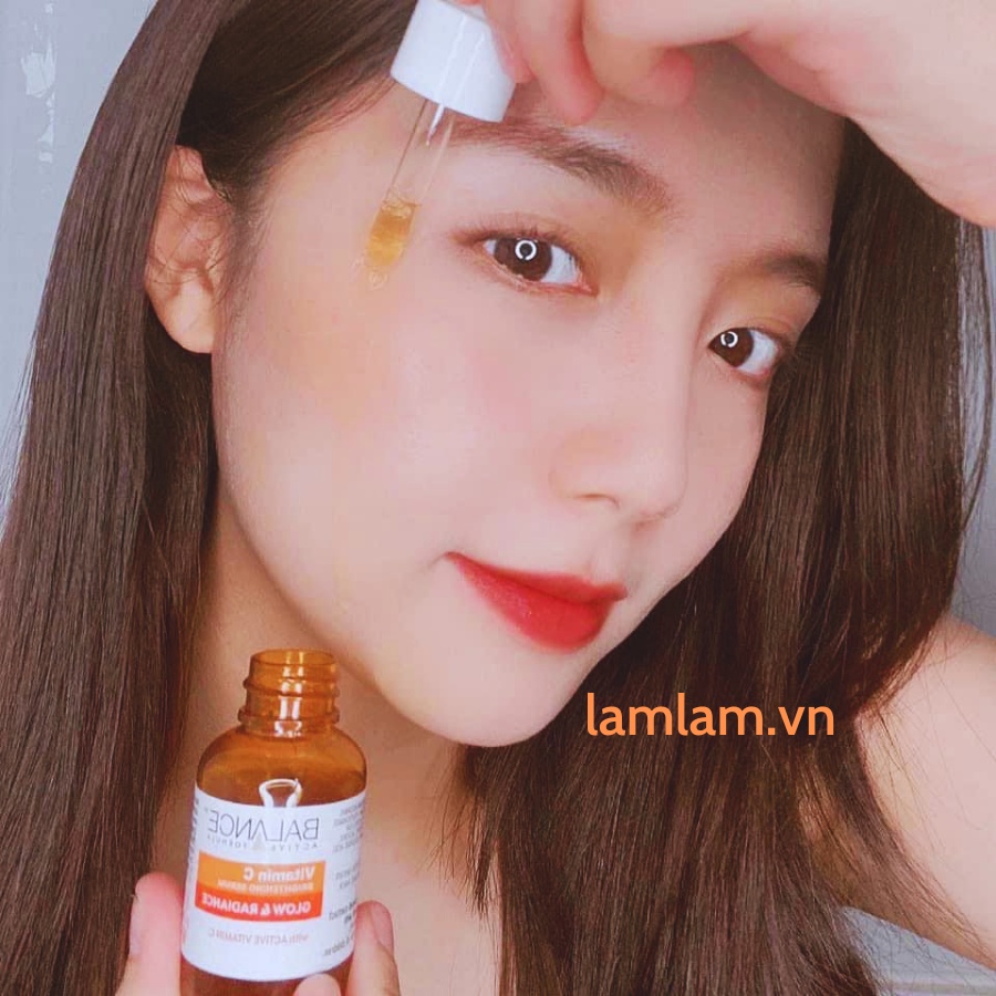 Tinh Chất Balance Active Formula Vitamin C Sáng Da 30ml Vitamin C Brightening Serum Glow &amp; Radiance