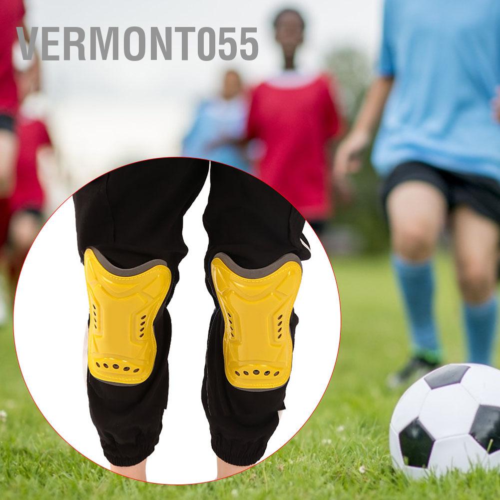 Vermont055 1 Pair Soccer Shin Guards Children Football Training Protection Pads with Buckle Strap
