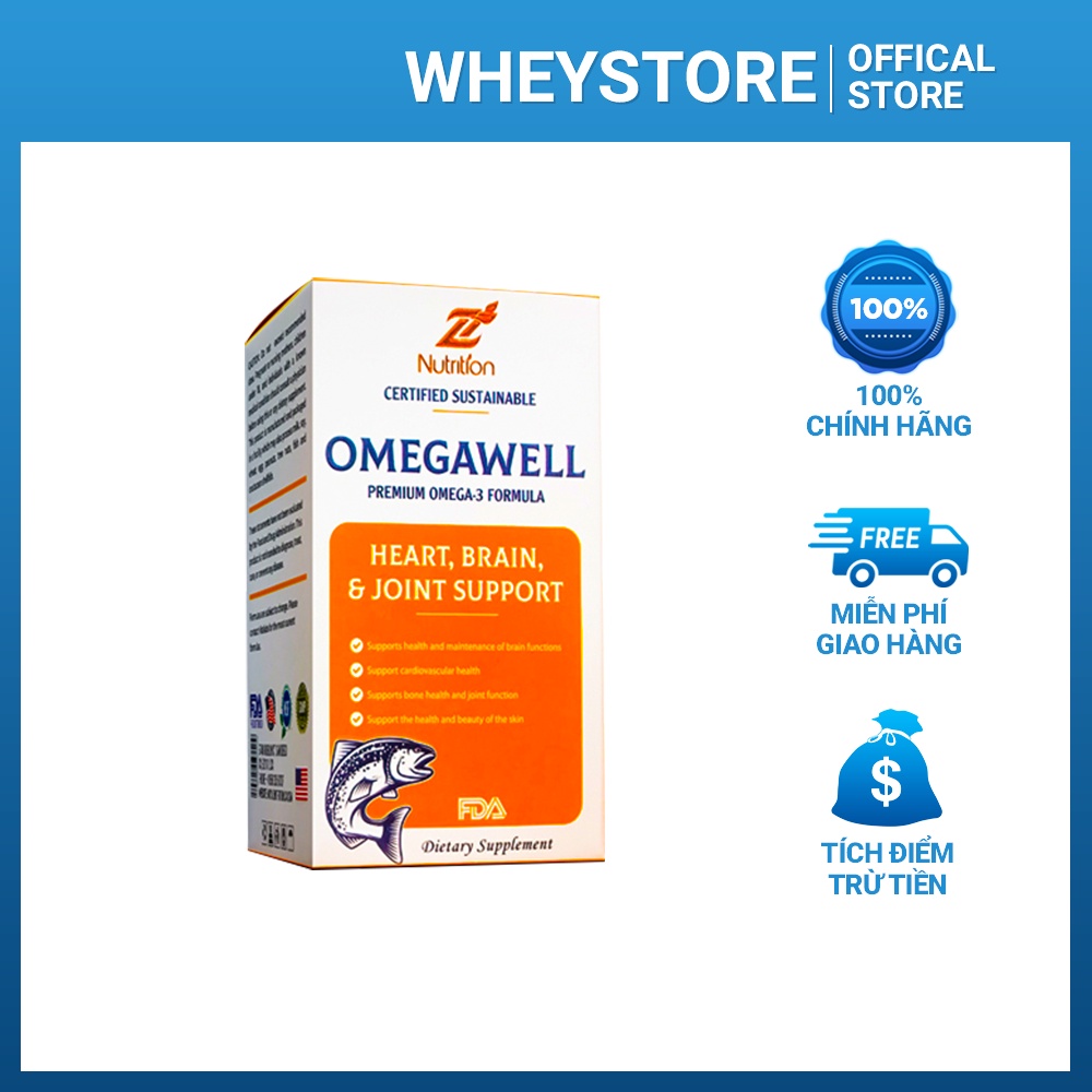 Dầu cá Z Nutrition Omegawell 60 viên