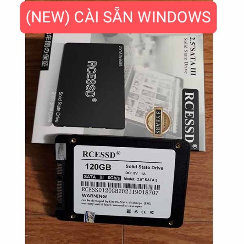 Ổ cứng SSD 120Gb/240Gb SATA3 2.5&quot; ĐÃ CÀI WINDOWS NEW BH 3 NĂM