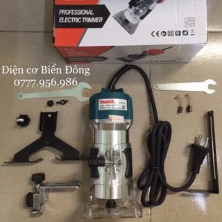 Máy phay gỗ 🍓 FREESHIP 🍓 Máy Phay Gỗ MAKITA 6mm RT3709 máy soi hàng THÁI LAN thích hợp soi mộng gỗ, phay gỗ, tạo rãnh.