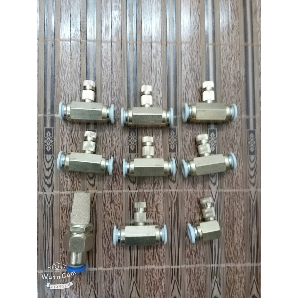 Bộ máy phun sương 24v 8377+8 đầu phun+ 20 mét dây+ lọc