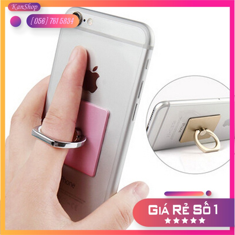 Giá đỡ điện thoại hình nhẫn vuông Trơn Kích thước: 35*30*7mm