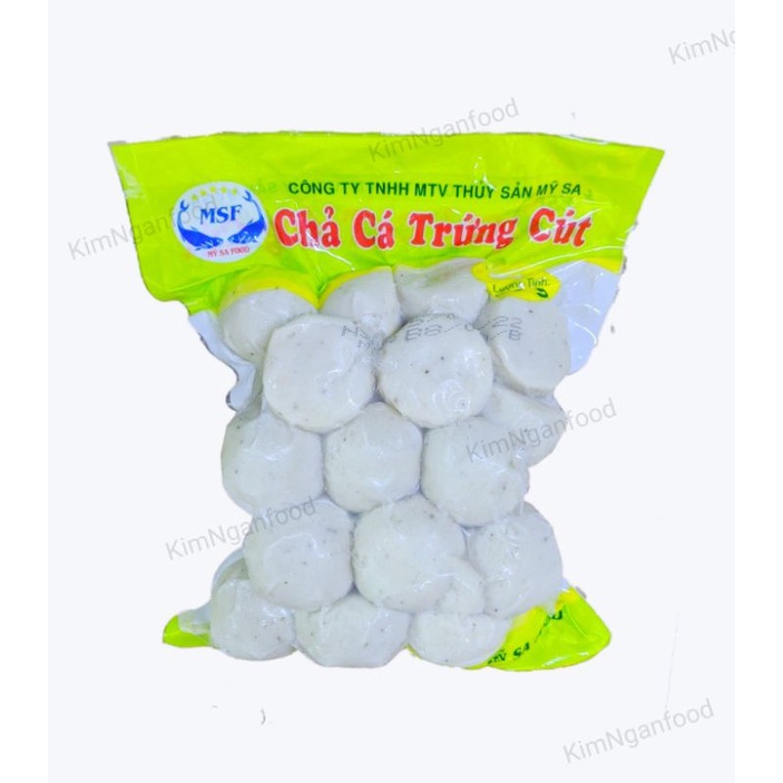 Cá viên/chả cá trứng cút 500g