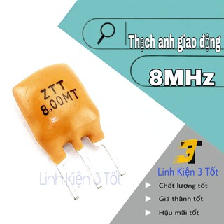 Thạch anh giao động 8 MHz 3 chân cắm