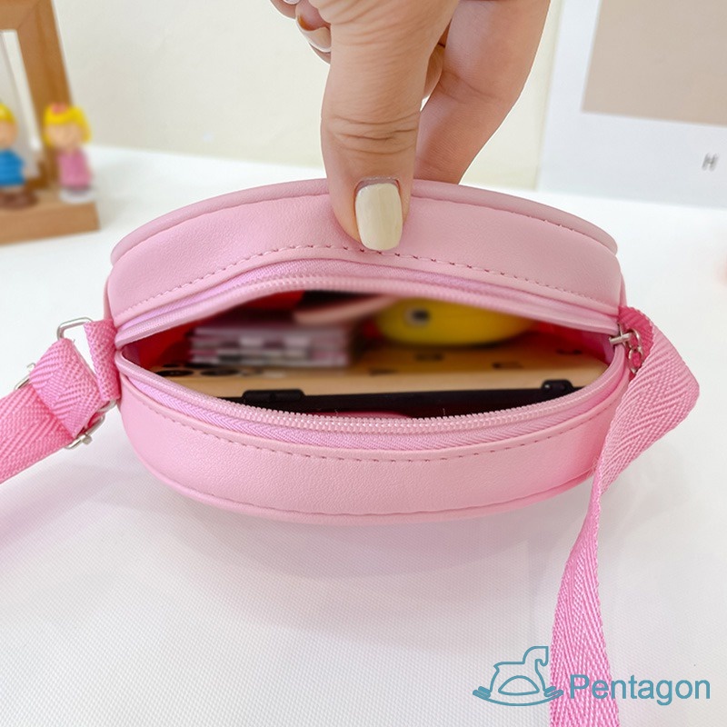 Túi Đeo Chéo Đính Kim Sa Thời Trang Xinh Xắn Cho Bé Gái