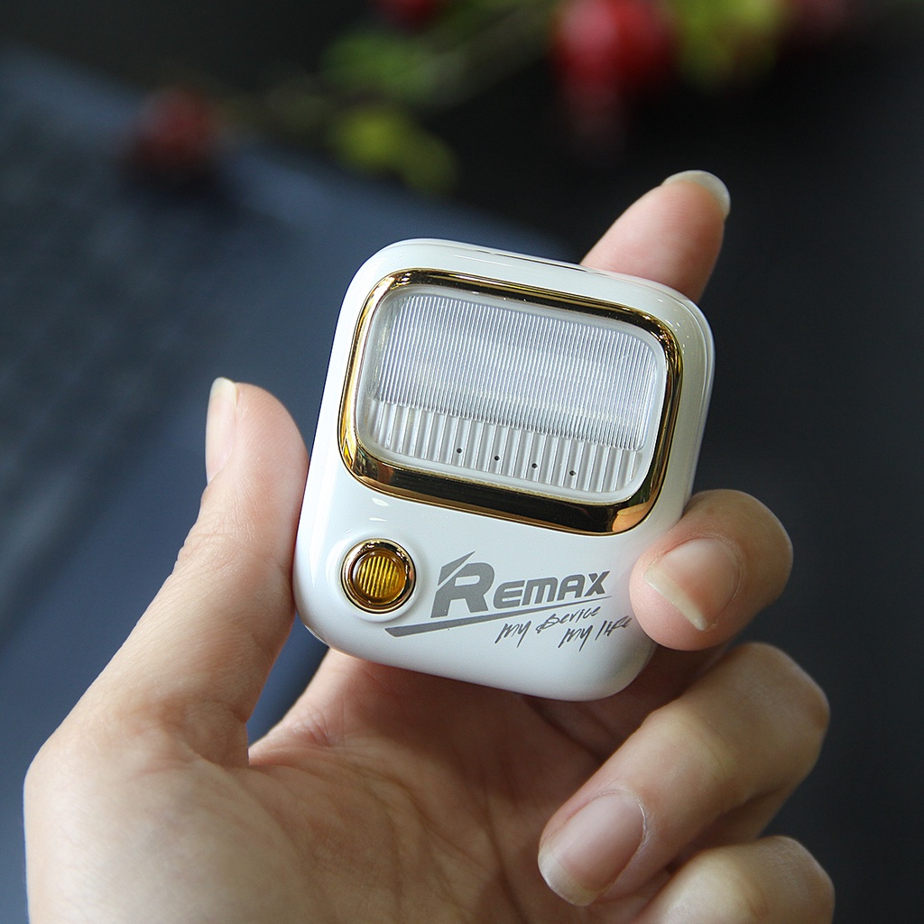 Tai Nghe Nhét Tai Bluetooth Thiết Kế Hộp Nhẫn Độc Đáo - Âm Thanh Sống Động Remax Việt Nam TWS-38 - Bảo Hành 12 Tháng