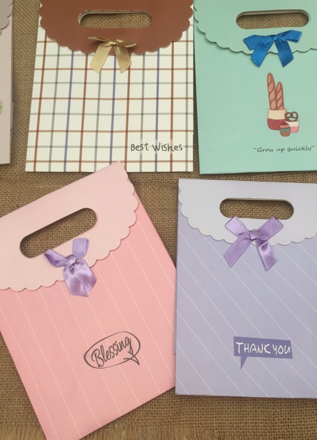 10 túi đựng quà sinh nhật loại 1 có tay xách đủ size