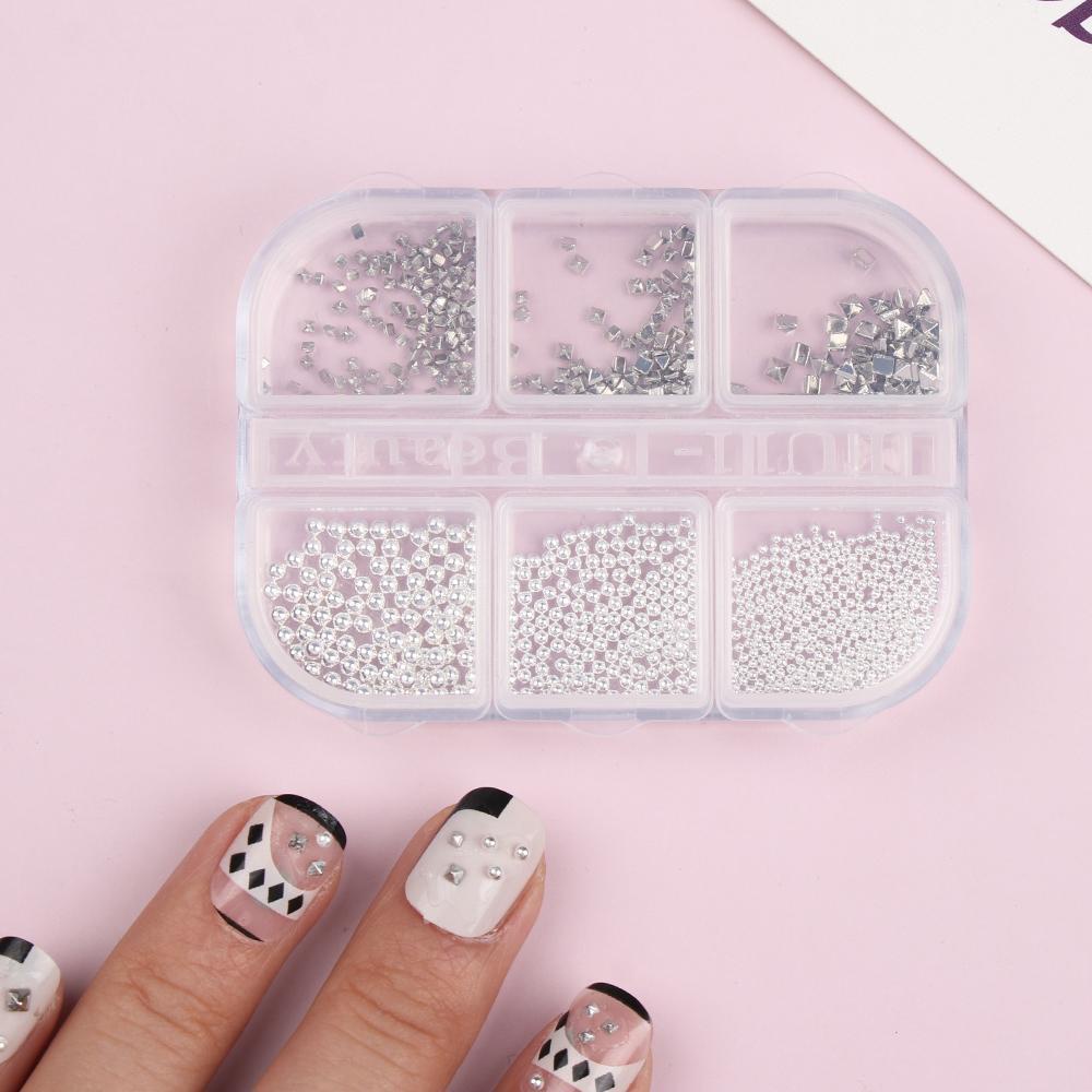 XIANTIN Miếng Dán Kim Loại Trang Trí Móng Tay