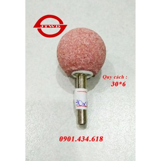 Đầu mài đá cây cán 6 - Hình tròn ( bi )