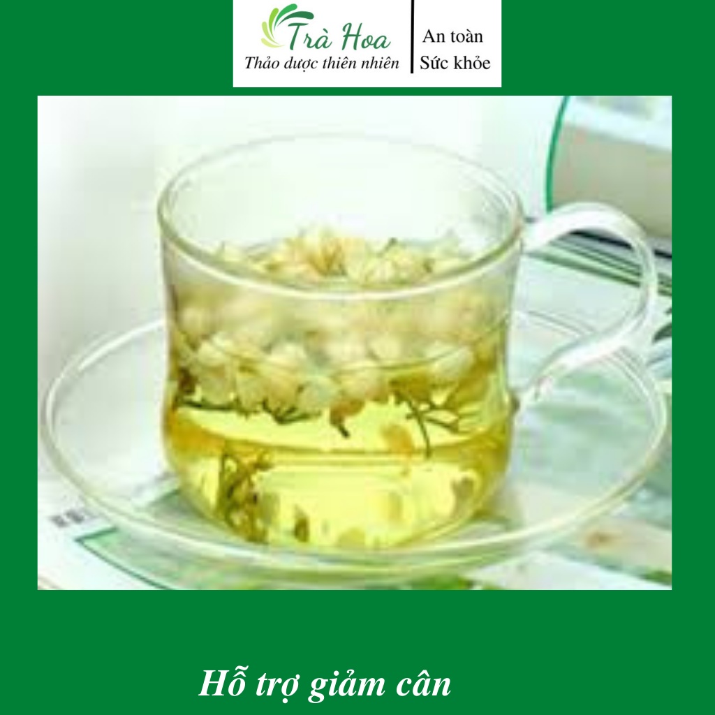 Trà hoa nhài, hoa nhài khô ngủ ngon, giảm mỡ bụng Trà Hoa Cô Ba