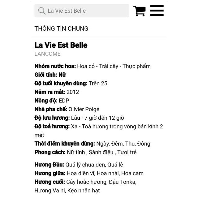 Nước hoa nữ chính hãng LAVIE EST BELLE 75ml XT77 | BigBuy360 - bigbuy360.vn