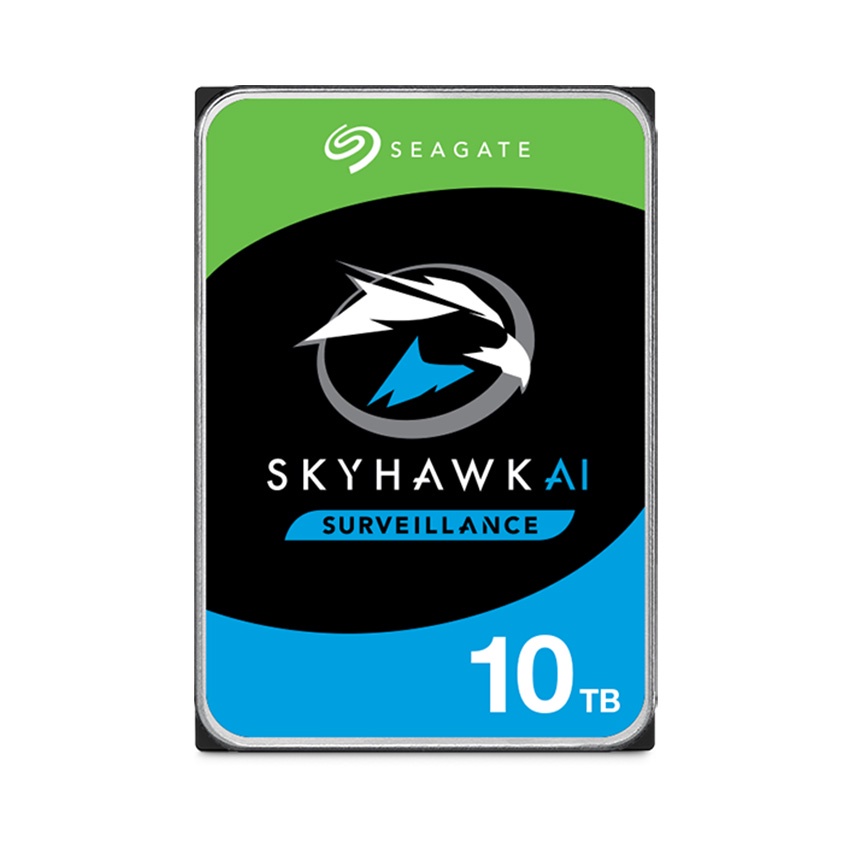 Ổ Cứng HDD Seagate SkyHawk AI 8TB/10TB 3.5 inch, 7200R, SATA, 256MB Cache bảo hành chính hãng 5 năm