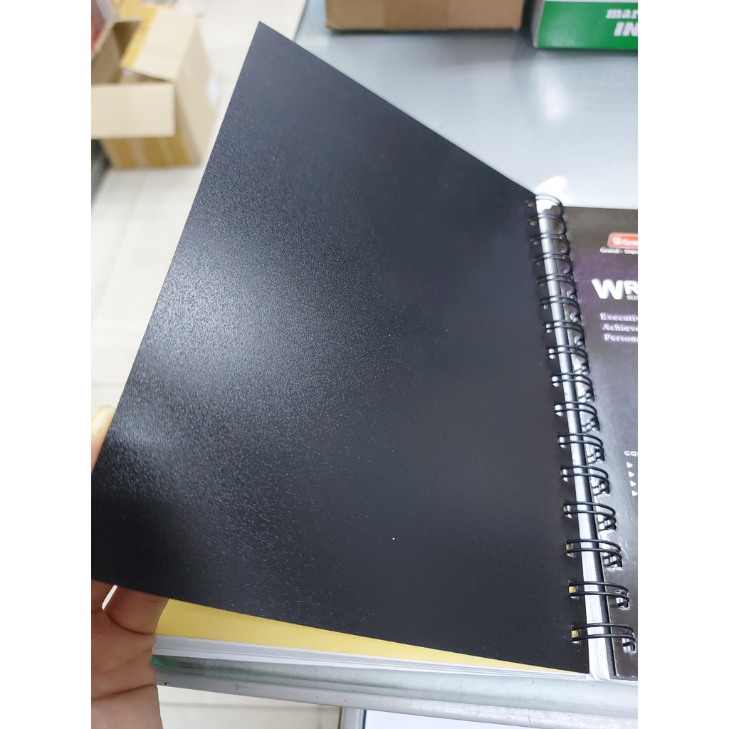 Xấp 10 Bìa nhựa màu đen đóng sách khổ A4/A5