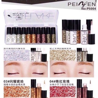 Kẻ mắt nước nhủ kim tuyến Black Style Flare Shining Charm Eyes
