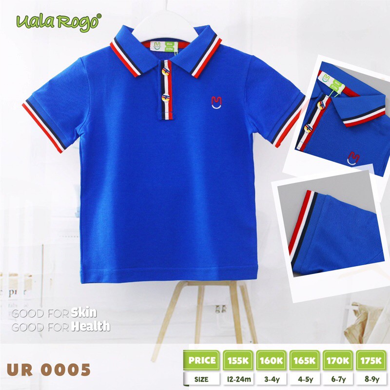 [RẺ VÔ ĐỊCH_XẢ KHO CHÍNH HÃNG] Áo polo cho bé size KID UALAROGO