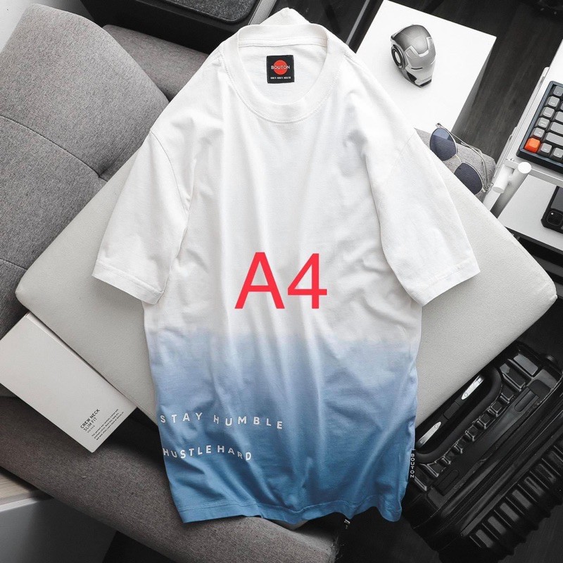 Áo thun loang màu form rộng Unisex áo đôi cotton 4 chiều VNXK ( có size lớn)