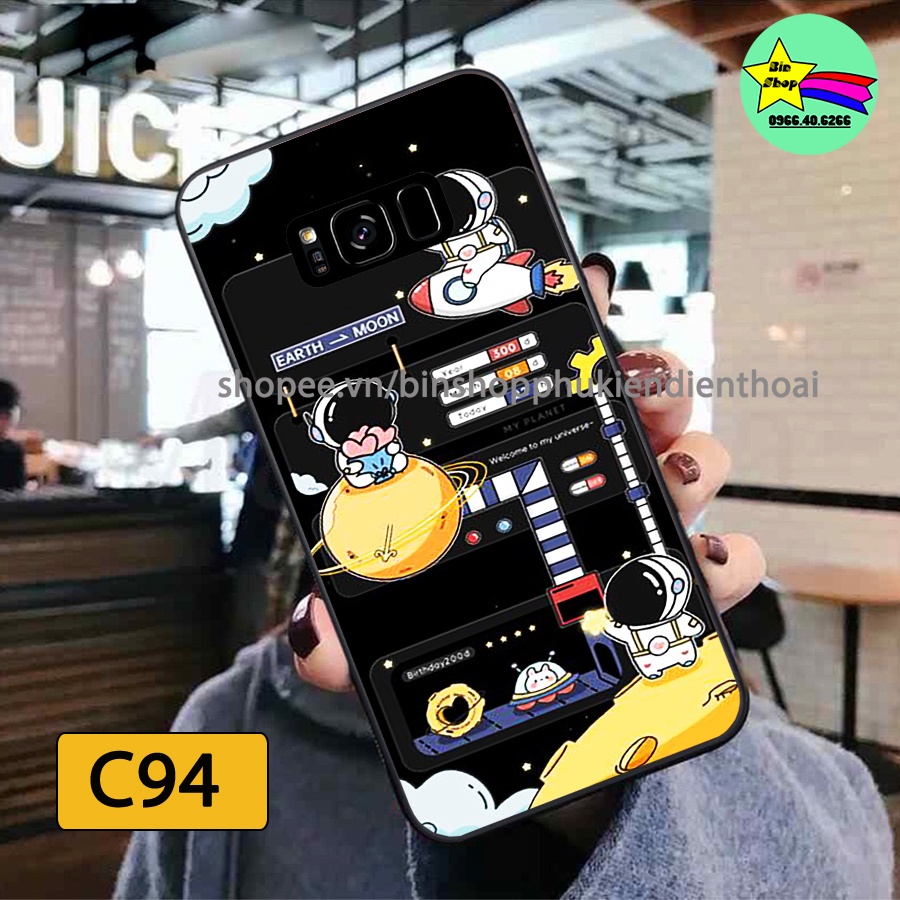 Ốp lưng Samsung S8 / Samsung S8 Plus / Samsung S9 / Samsung S9 Plus in hình Vũ trụ ngân hà đáng yêu