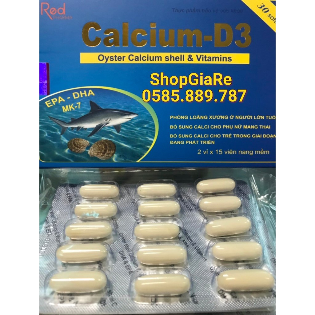 Calcium D3 bổ sung canxi Chống Còi Xương, Loãng Xương, kém phát triển,ngăn ngừa thoát hóa