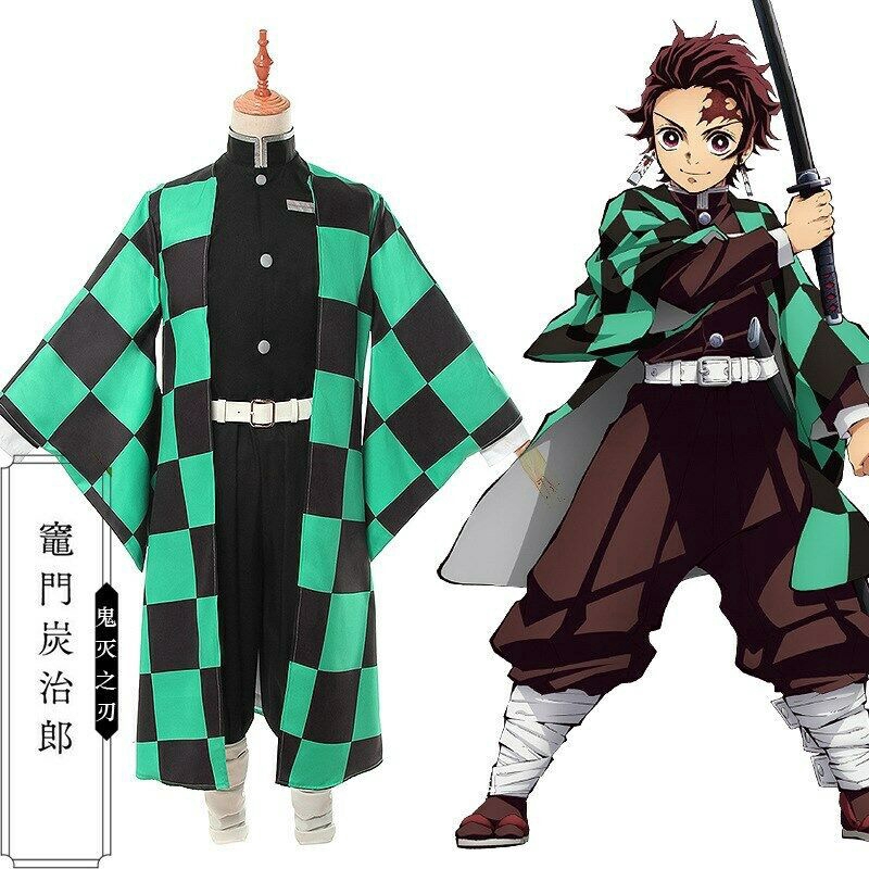 Bộ đồ hóa trang nhân vật Tanjirou trong phim hoạt hình Kimetsu no yaiba