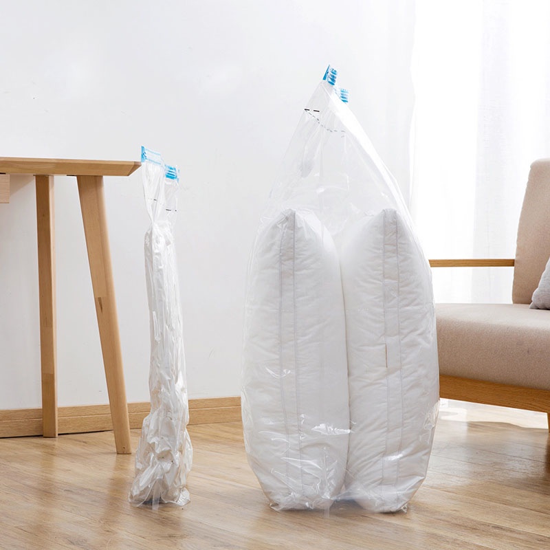 1 Túi Đựng Quần Áo Nén Trong Suốt Chống Bụi Tiện Dụng
