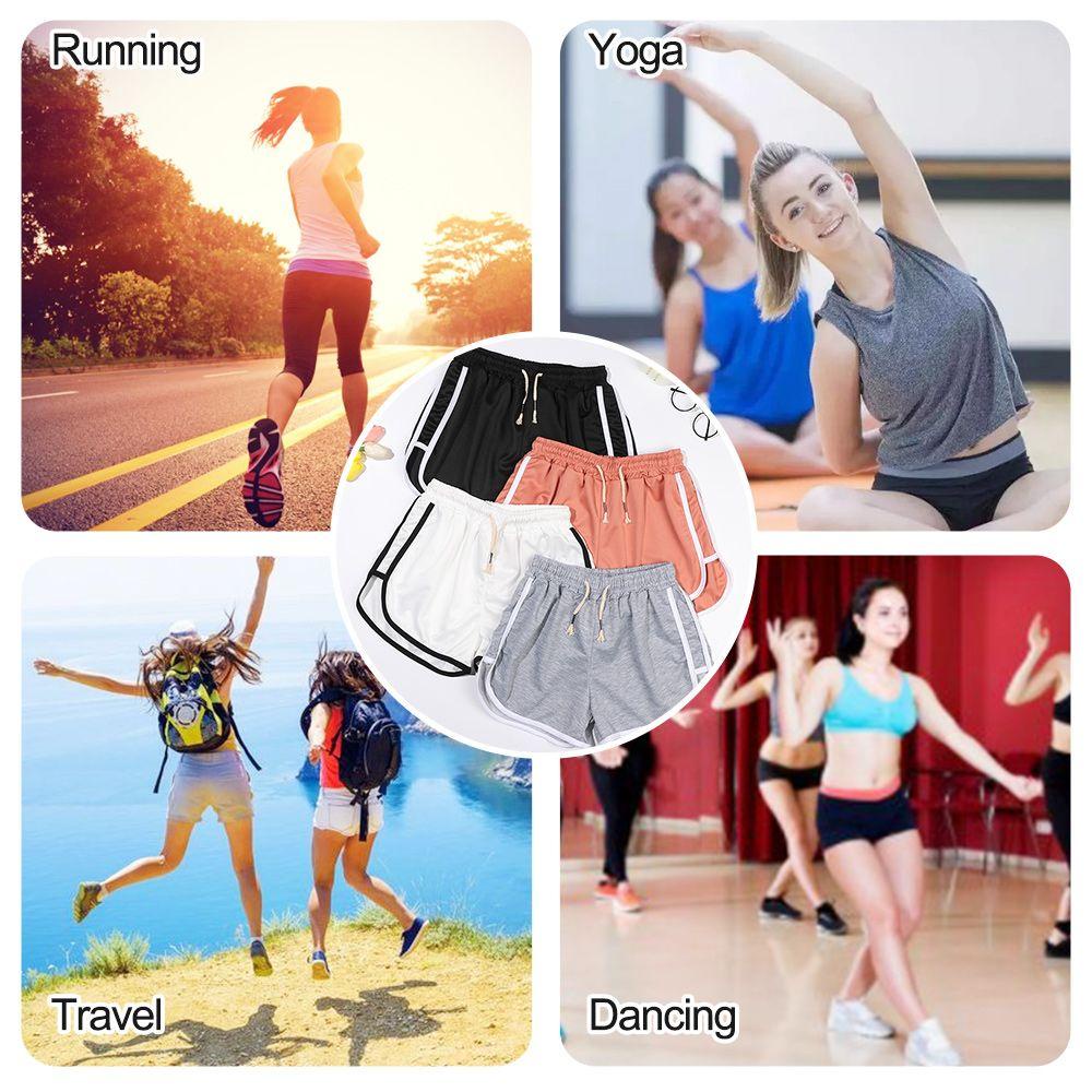 Upstopvn Quần Short Thể Thao Đi Biển / Tập Yoga Co Giãn