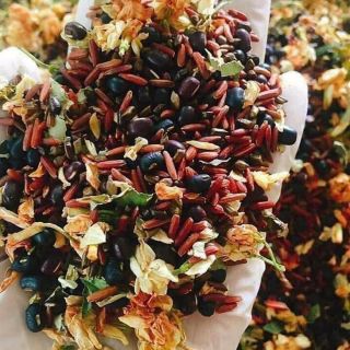 Khuyến mãi- 1kg trà đậu- gạo lứt - hoa nhài
