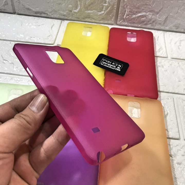Ốp lưng Samsung Note 4 nhựa mỏng