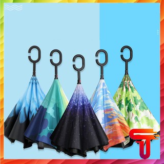 Ô dù gấp ngược in hình 3D