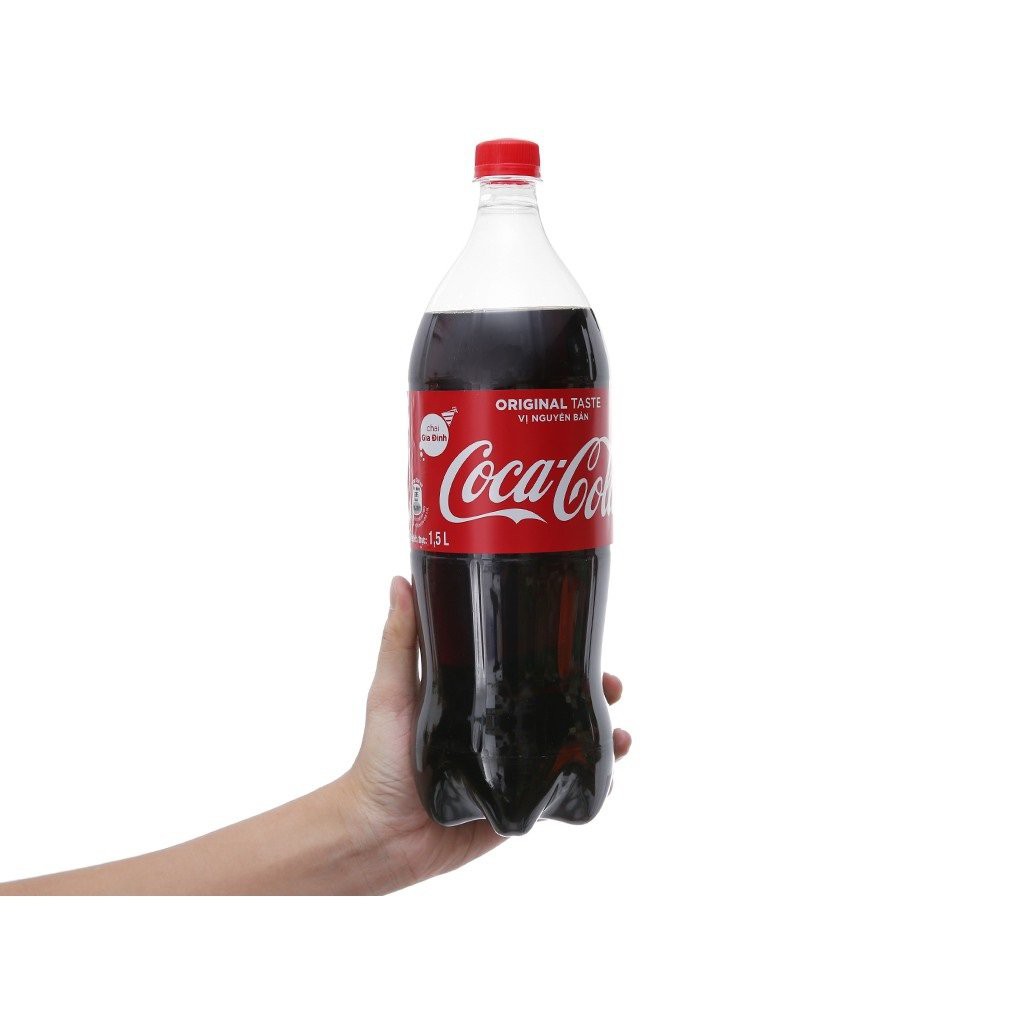 Chai Lẻ Nước Ngọt Có Gas Coca Cola Soft Drink Chai Nhựa PEP 1.5 lít Date Luôn Mới