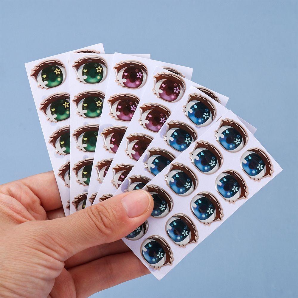 BEBETTERM Set 10 Cặp Miếng Dán Hình Trái Tim Dễ Thương Chất Lượng Cao Cho Búp Bê