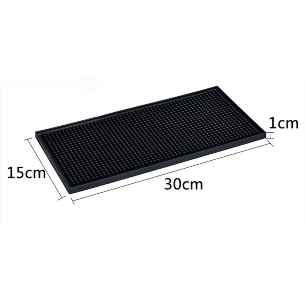 Thảm Cao Su Quầy Bar, Thảm bar pha chế chất liệu Silicon tiện lợi dễ vệ sinh kích thước 15cm x 30cm