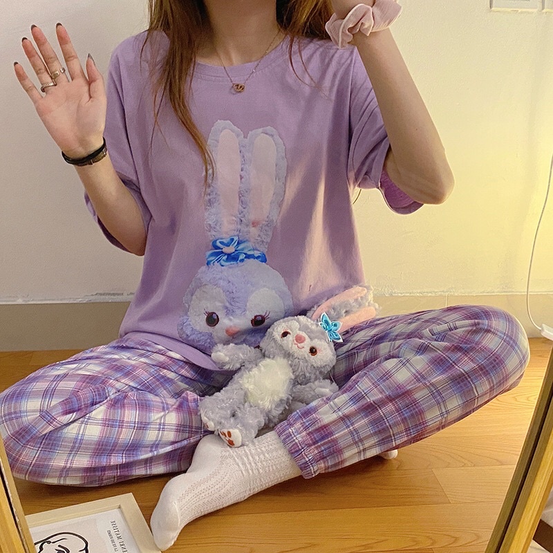 Set bộ đồ ngủ dài Stella Lou Hàn Quốc