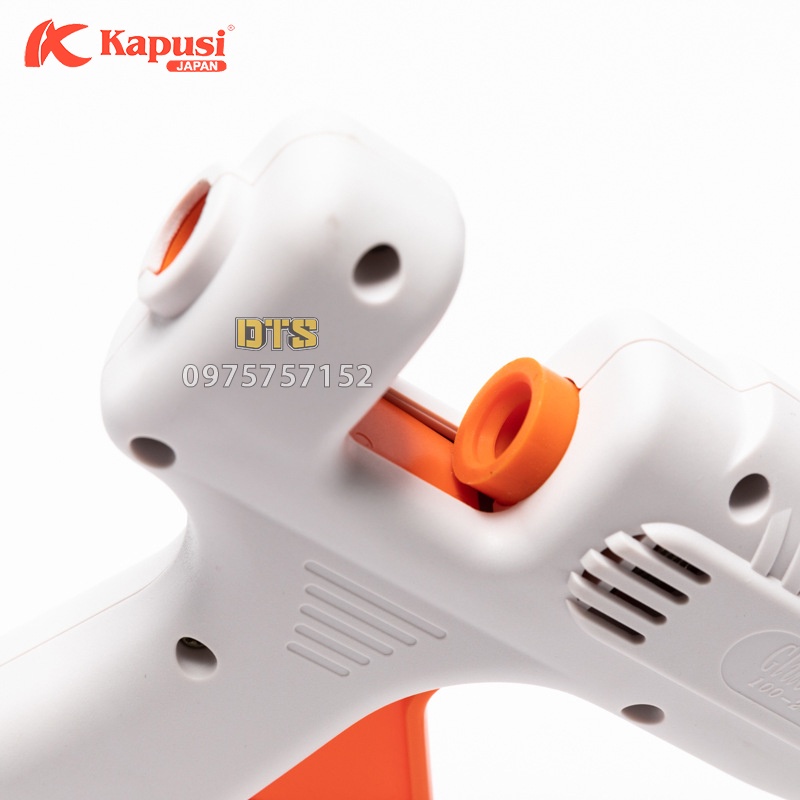 Dụng cụ bắn keo nến silicon cầm tay Kapusi Japan, súng máy bắn keo nến 60W, 20W súng bắn keo nến to, nhỏ chất lượng tốt
