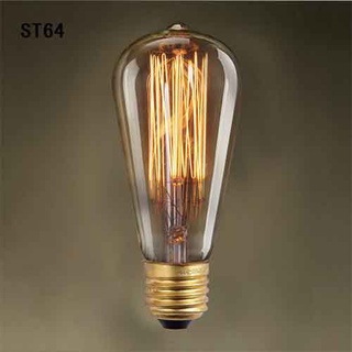 HCM-Bóng đèn Edison Vintage ST64  (Spiral - Filament) sợi đốt, dây tóc E27
