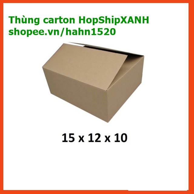 50 Hộp carton 15*12*10 cm hộp giấy carton đóng hàng siêu rẻ tại TPHCM