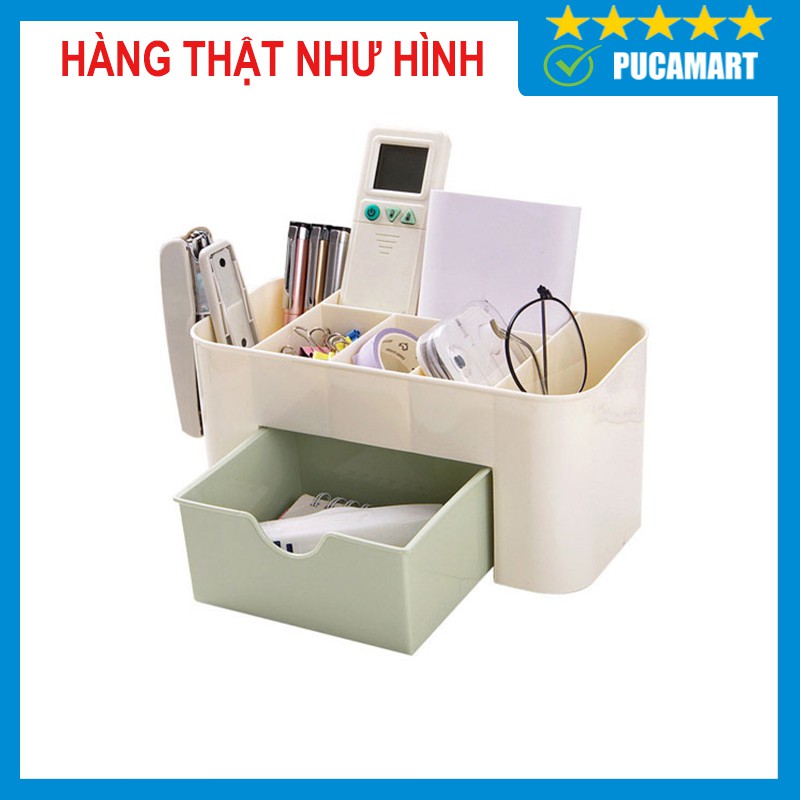 Kệ Nhựa Mỹ Phẩm Có Ngăn Kéo Tiện Dụng (KHAY ĐỰNG ĐỒ NHIỀU NGĂN)