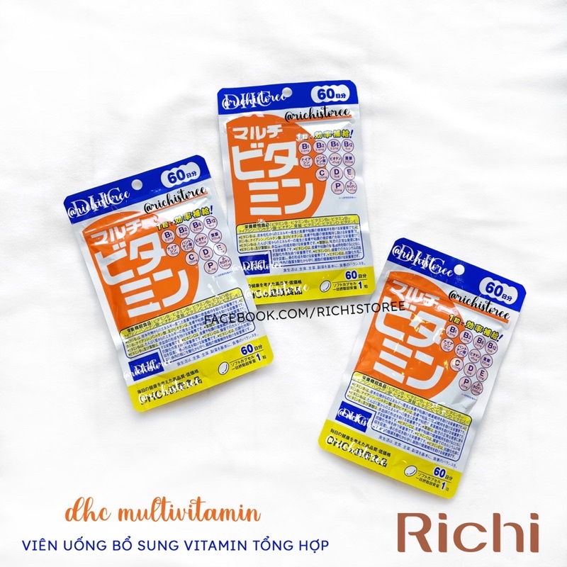 Viên uống bổ sung Vitamin tổng hợp 60 ngày nội địa Nhật