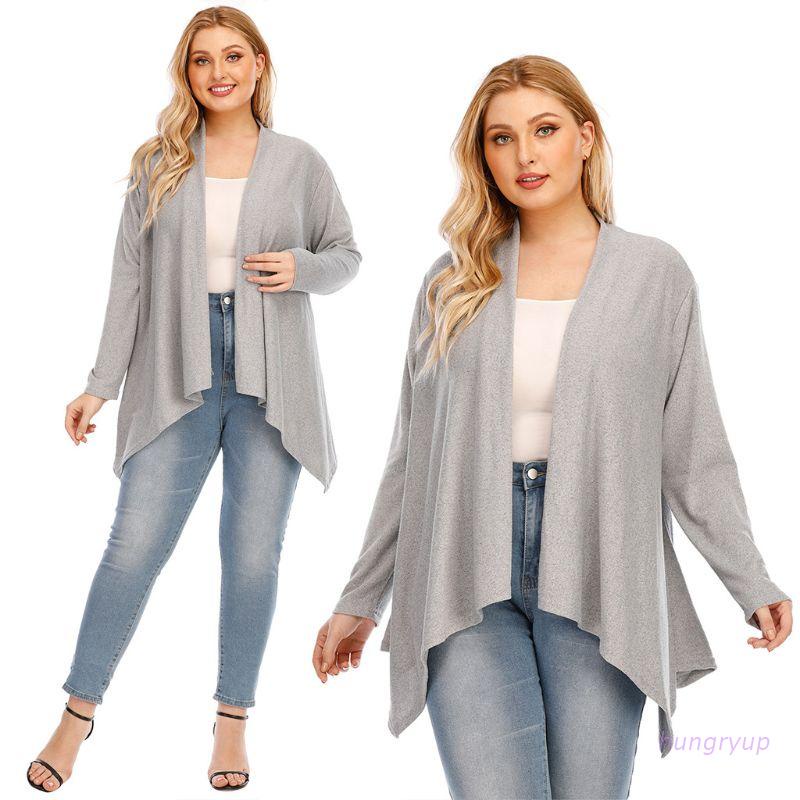 Áo khoác Cardigan tay dài màu sắc thanh lịch