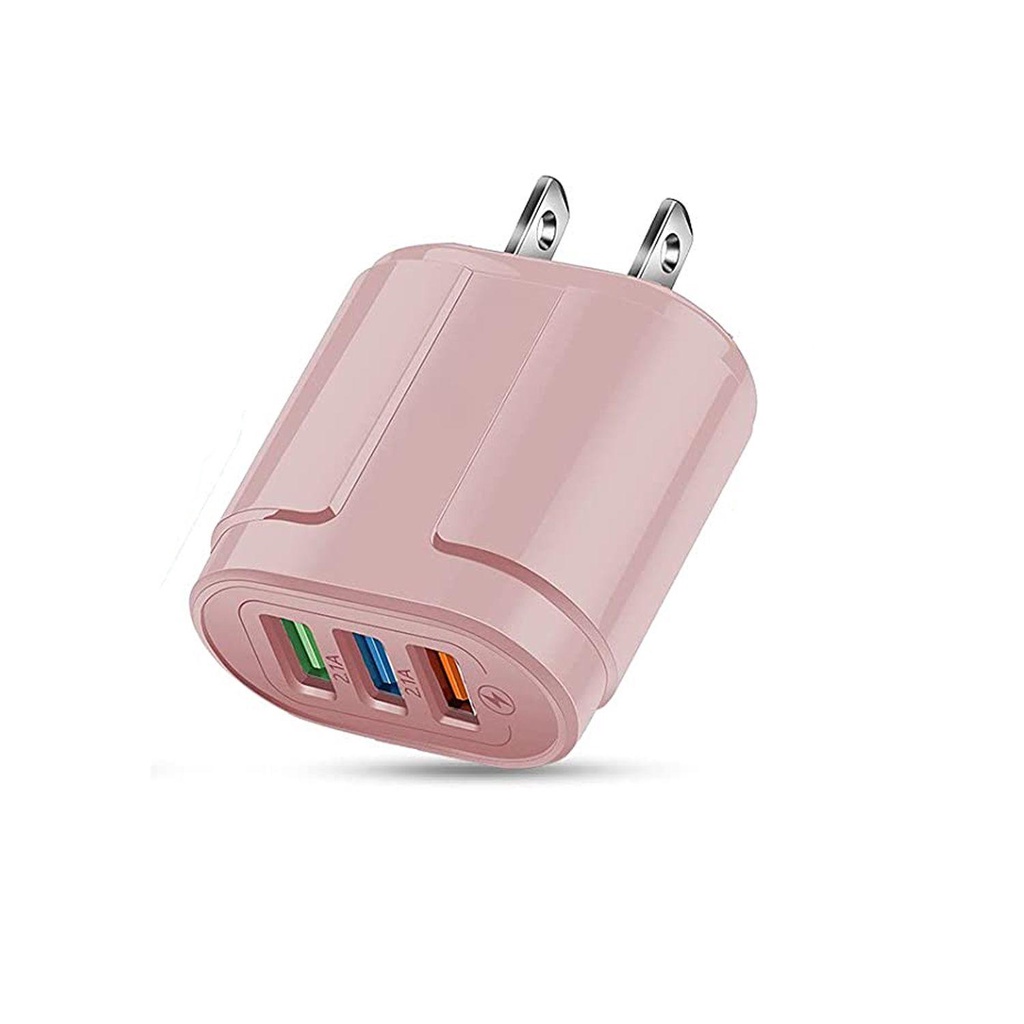 MYRONGVN Bộ SạC ĐiệN ThoạI 3 CổNg USB TiệN DụNg