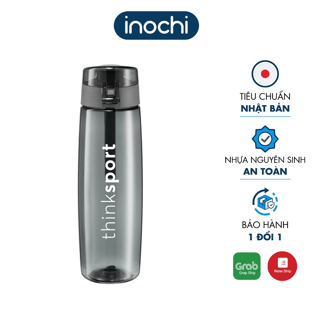 Bình nước thể thao INOCHI Kita Active 700ml chất liệu nhựa nguyên sinh, chịu nhiệt 90 độ