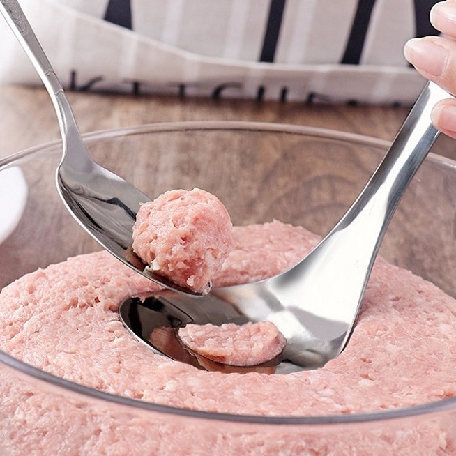 Thìa Nặn Thịt Viên Làm Mọc Inox Chống Dính H075-A