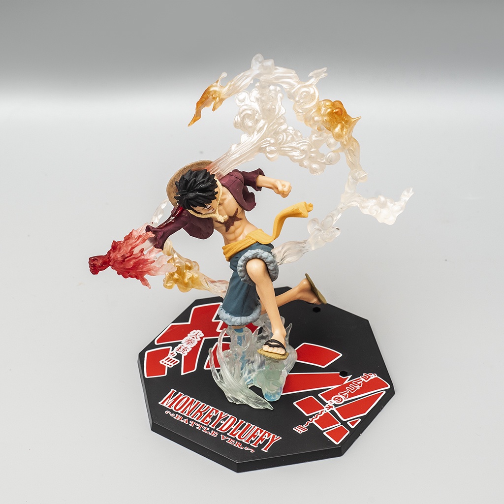 Mô hình One Piece nhân vật Luffy phiên bản Battle Ver đồ chơi mô hình nhân vật One Piece để bàn trang trí Haki Shop